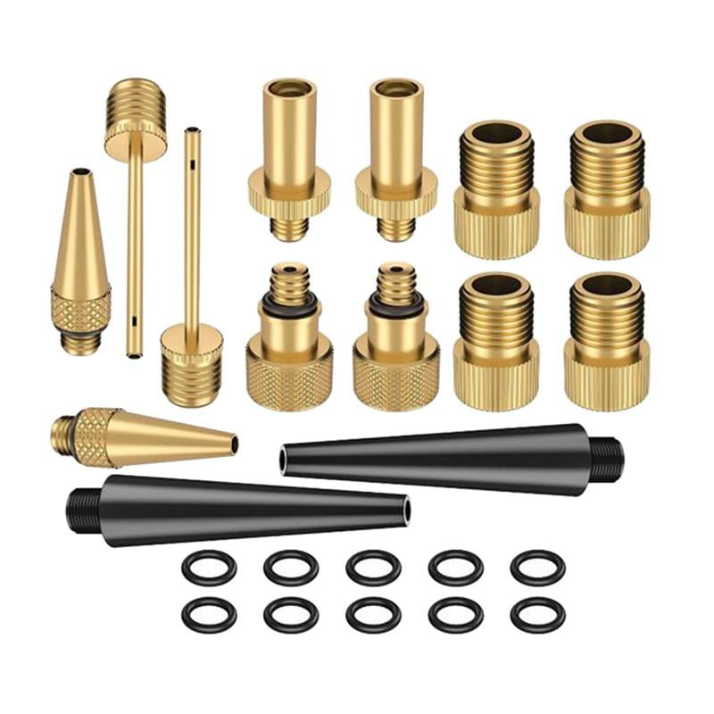 1 to 20 Valve Adapters Presta to Schrader Brass Converter for Bicycle Pumps CA 