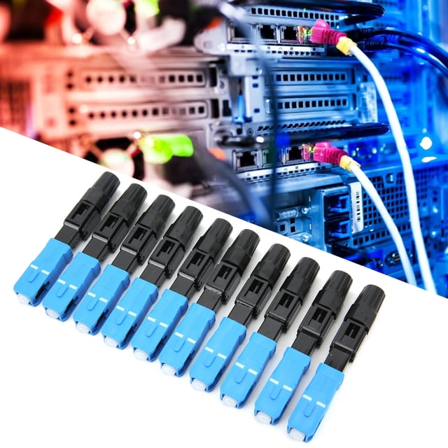 Cabezal De Conexión De Fibra óptica, Pérdida De Retorno Mayor O Igual A 50 DB Adaptador De Fibra óptica ABS Para Comunicación Por Fibra óptica Para Laboratorio Para Escuela