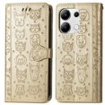 thumbnail image 4 of Funda Cartera FOXDOCK para Xiaomi Redmi Note 13 4G , Flip PU con Relieve de Gatos y Perros, Tarjetero y Soporte, 4 of 6