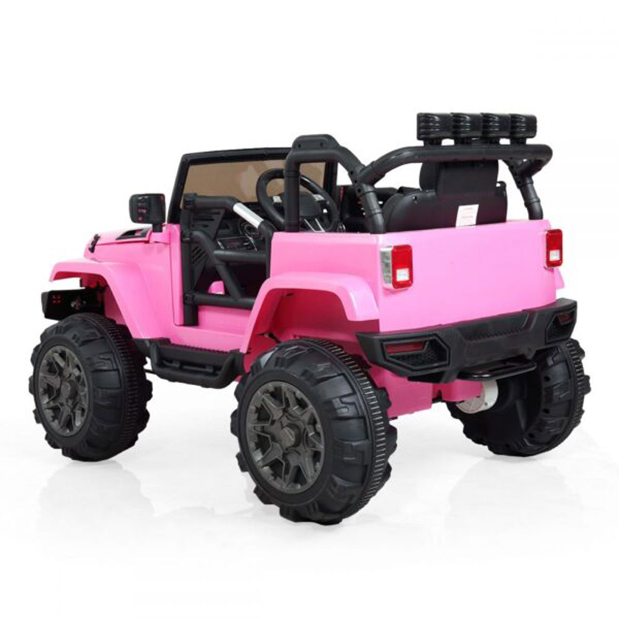 TOBBI 12V Kids Electric Battery Powered Jeep Wrangler Ride On Toy w/ Remote - image 3 of 12