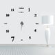 thumbnail image 1 of bricolaje reloj de pared, arte moderno 3d, tama?o grande Silent superficie del espejo reloj de pared calcomanía Home Office Decor Gift, Negro Ecomeon no, 1 of 6