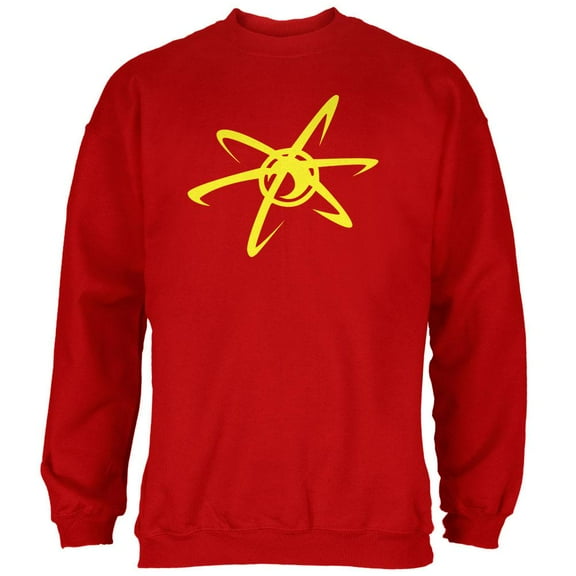 Halloween Boy Genius Mens Sweatshirt Red LG