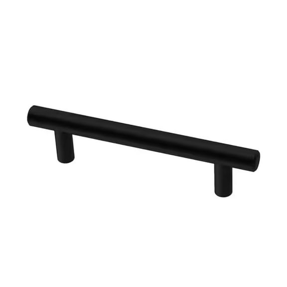 Franklin Brass 3 3/4" Matte Black Simple Round Bar Cabinet & Drawer Pull 30 Pack