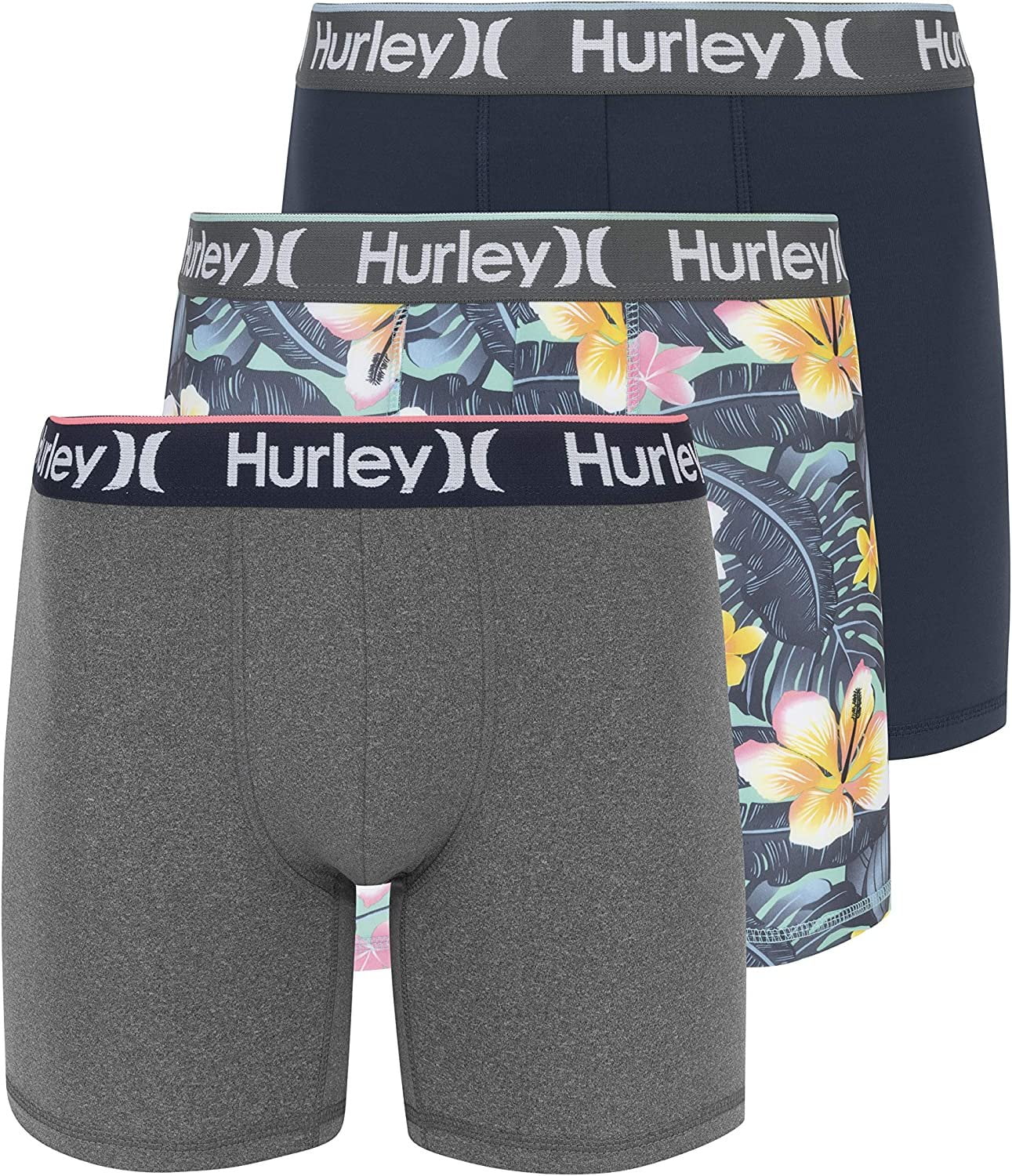 Hurley Regrind Core Boxer Brief 3-Pack Black Combo LG (34-36 Waist) :  : Clothing, Shoes & Accessories