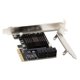thumbnail image 1 of Adaptador PCIe a 5 puertos Sata3.0 Expansión de chasis de computadora, 1 of 5