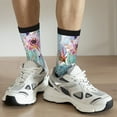 thumbnail image 6 of Hirioo Cactus Pattern Adult Middle Tube Socks Breathable Sock Non-Pilling,Contrasting Color Design, 6 of 6