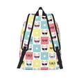 thumbnail image 2 of Lsque Cute French Bulldog Pattern Canvas Daypack, Durable Backpack, High-quality Versatile Backpack,Vintage Compact Backpack-Medium, 2 of 6