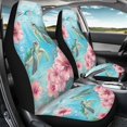 thumbnail image 4 of XYZCANDO 2 Piece Car Seat Covers for Interior Car Front Seat Covers Breathable Stretchy, Van SUV Vehicle Front Seats Protector,Underwater Sea Turtle, 4 of 10