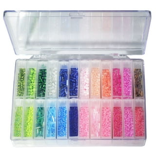 8,000pc Fuse Bead Super Kit - Presorted 12 Colors, Tweezers, Peg Boards,  Ironing Paper, Case - Works with Perler Beads- Great Gift, Pixel Art Project