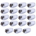 thumbnail image 2 of CCIYU Set of 23 Silver Spline Chrome Wheel Lug Nuts 1/2-20 for Jeep for Cherokee/ CJ3/ CJ5/ CJ5A/ CJ6A/ CJ7/ Comanche/Commander/Dispatcher 1966-2017, 2 of 5