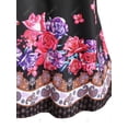 thumbnail image 4 of Top de Túnica de Talla Extra con Estampado de Flores con Media Rosegal  Blusas Tallas Grandes, 4 of 5
