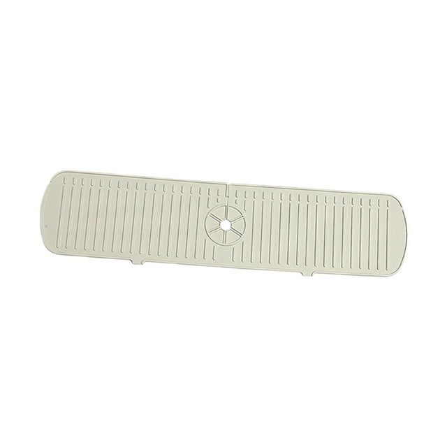 Abbracc Tapis de Protection pour Évier de Cuisine Beige 61cm