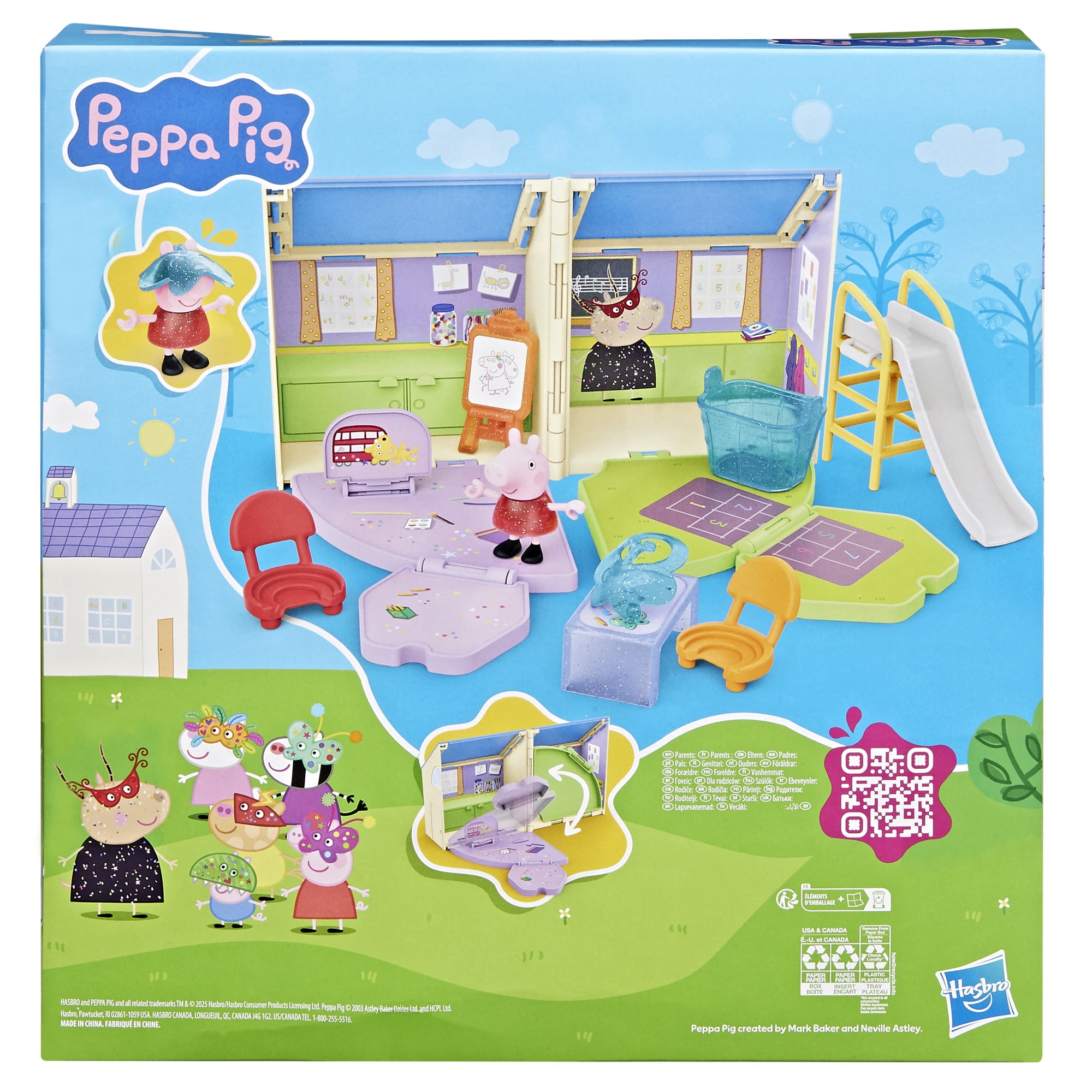Peppa Pig Peppa's Pop-Open Playgroup Playset