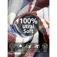thumbnail image 2 of Women's Scarf Winter Thick Warm Super Soft Luxurious Feel Knit Large Plaid Scarf Unisex for Men and Women Oversized Wrap and Shawl Blue, 2 of 5