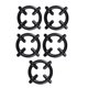 thumbnail image 2 of Kitchen Stove Bracket 5 Pcs Black Iron Gas Stove Racks Suitable For Cooking Family Gatherings Extra Strong, 2 of 5
