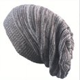 thumbnail image 3 of Striped Knitted Elastic Beanie Soft Loose Skull Cap Breathable Head Scarf Turban Chemo Hats For Women, 3 of 5