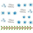 thumbnail image 1 of serony 1 Sheet Christmas 3D Nail Sticker Snowflakes Nail Tips Tatoos Party Manicure Transfer Sticker, 1 of 1