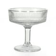 thumbnail image 2 of 7 oz Vintage Martini Glasses Set, 12-Pack Ribbed Coupe Glasses, Crystal Clear Whiskey/Margarita Cocktail Cups-4.25 in Tall for Home Bar, Wedding, Christmas Gifts Shatter(Resistant Packaging), 2 of 9