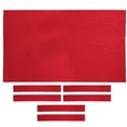 thumbnail image 1 of Soidarity 8 pies/7 pies billar de billar tela Snooker fieltro cojín reemplazo 7 pies rojo Billar, 1 of 1