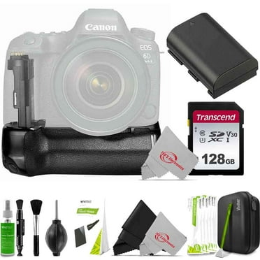 Vivitar Battery Power Grip with LP-E6 Battery and Accessory Kit for Canon 6D MII Digital SLR Camera