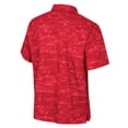 thumbnail image 3 of Men's Colosseum Scarlet Ohio State Buckeyes Ozark Button-Up Shirt, 3 of 3