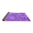 thumbnail image 2 of Ahgly Company Indoor Round Oriental Purple Industrial Area Rugs, 8' Round, 2 of 4
