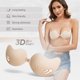 thumbnail image 3 of Bra Cmojsk sin tirantes, adhesivo y push-up, 2 pares, negro y beige, 3 of 7
