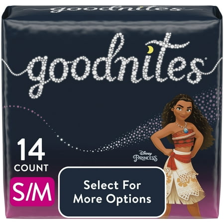 UPC: 0036000413144 | Goodnites Nighttime Bedwetting Underwear for Girls S/M 14 Ct (Select for More Options)