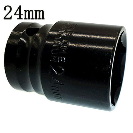 

1pc 21/22/24/27mm Impact Socket 1/2 Square Drive Metric Sockets Wrench Air Tool