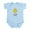 Sky Blue, variant on CafePress - Cycling Chick Infant Bodysuit - Baby Light Bodysuit, Size Newborn - 24 Months