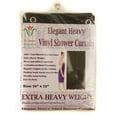 thumbnail image 2 of Venice Elegant Home Heavy Duty Vinyl Shower Curtain Liner With 12 Metal Grommets Black, 2 of 3
