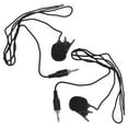 thumbnail image 3 of Miangastore Microphone Lavalier à Revers Noir 2Ensemble 115Cm Métal Nylon Plastique, 3 of 8