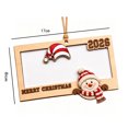 thumbnail image 6 of 2026 Christmas Cash Photo Frame Ornament, Dual-Use Wooden Hanging Decor with Slot for Photo or Cash, Festive Keepsake for Xmas Tree and Holiday Gift Giving, 6 of 7