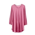 thumbnail image 1 of COM1950s Blouses pour Femmes, Blouses pour Femmes Mode, Blouse Femme Unie Décontractée Col Rond Régulier Sans Manches Vêtements de Nuit, Blouses pour Femmes Décontractées, Blouse pour Femmes, Vêtements de Nuit pour Femmes, 1 of 3
