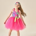 thumbnail image 3 of Película Barbi disfraz de vaquera para niñas ropa de fiesta de cumpleaños Rosa Margot Robbie Barbi Tutu princesa, 3 of 4