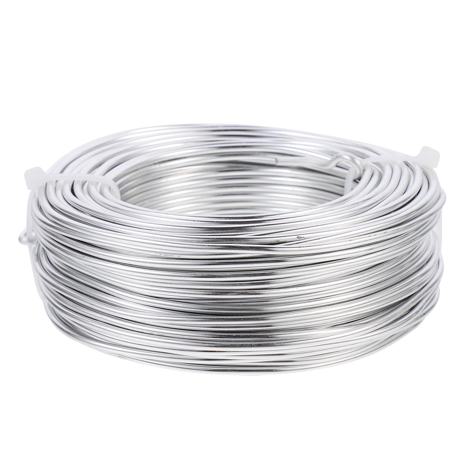 YSNOOWE Craft Projects Aluminum Wire Silver 1 Roll Round Shape