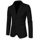 thumbnail image 1 of Chaquedeportiinformal pahombre chaquede punto con bolsillos Negro 48, 1 of 8