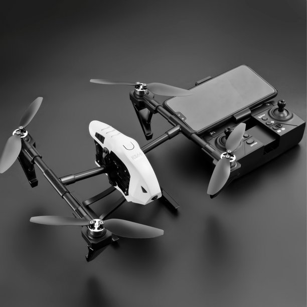 RC Control remoto 4K 1 batería 2.4G Avión 100m Mini avión para niños ( ) Blanco
