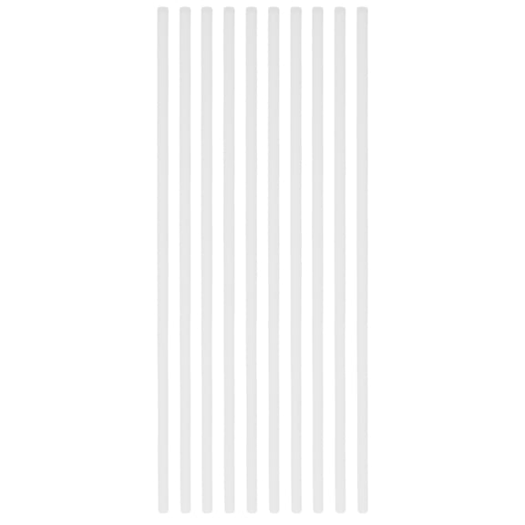 HEANUJJ Bead Kiln Rods 10Pcs White Alumina Tube For Jewelry Crafting Space Saving