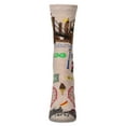thumbnail image 2 of MeMoi Women's Brooklyn Rayon from Bamboo Crew Socks - Womens - Female, 9-11, Ivory Heather, 2 of 4