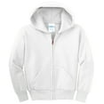 thumbnail image 5 of Port & Company ® - Youth Core Fleece Full-Zip Hooded Sweatshirt. PC90YZH, 5 of 6