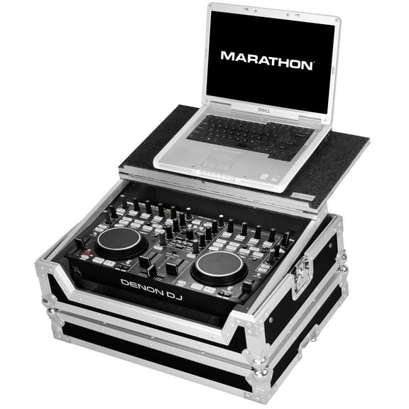 Marathon MA-DNMC3000LT Case To Hold 1 X Denon Dn-mc3000 Music Controller Plus Laptop Shelf