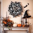 thumbnail image 4 of Corona de Halloween con forma de globo ocular, decoración europea y de terror para colgar en la puerta., 4 of 5