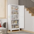 thumbnail image 4 of Armoire de Rangement Alimentaire en Métal Autoportante Ero avec 4 Tablettes Ajustables, 4 of 6
