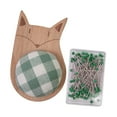 thumbnail image 2 of KLKCMS Cute Pin Cushion with Pins Wood Base Needle Holder for Quilting Cross Stitch Set E, 2 of 9