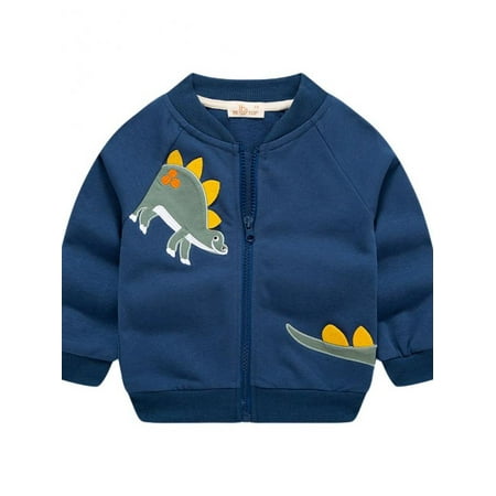 

Naturalou Kids Baseball Jacket Full Zip Fall Casual