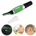 thumbnail image 4 of Men’s Nose Ear Face Neck Eyebrow Hair Mustache Beard Trimmer Shaver Clipper with Batteries, 4 of 11