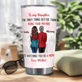 thumbnail image 4 of Personalized To My Daughter Gifts From Mom - Mother''s Day Gifts For Daughter - Daughter Tumbler - Daughter Gifts - Custom Valentine, Christmas, Birthday Gifts For Daughter, Mom, Mama, Mommy, 4 of 6