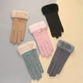 thumbnail image 6 of Nkmbld Heated Gloves for Men Women, Velvet Warm Gloves Women's Winter Touchscreen Heated Thermal Gloves for Hiking Skiing Outdoor Sports, 6 of 8