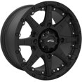 thumbnail image 3 of AMS Roll'n 105 Black Satin Cast Aluminum Wheel 14x7 4/100 5+2 (4749-046AS), 3 of 3
